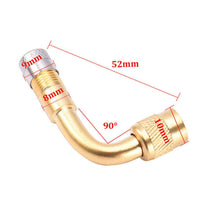 Load image into Gallery viewer, Motorcycle Trucks Stem Cap Adapter Tyre Valve Parts Replacement 90 Degree Vehicle Automobile Extension Tire Durable