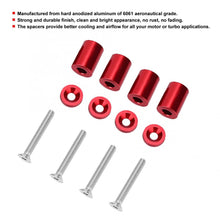 Load image into Gallery viewer, Motorcycle casing Aluminum Alloy Engine Hood Ventilation Spacer Riser Kit For 6mm Turbo Motor Accessorie Automobiles