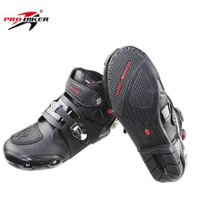 Load image into Gallery viewer, Motorcycle off-road boots pro-biker motorcycle boots automobile race boots long design automobile race shoes A9003