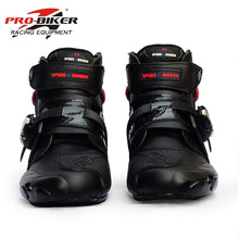 Load image into Gallery viewer, Motorcycle off-road boots pro-biker motorcycle boots automobile race boots long design automobile race shoes A9003