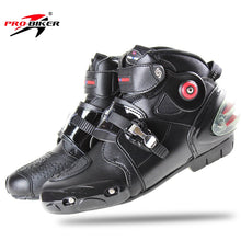 Load image into Gallery viewer, Motorcycle off-road boots pro-biker motorcycle boots automobile race boots long design automobile race shoes A9003