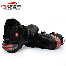 Load image into Gallery viewer, Motorcycle off-road boots pro-biker motorcycle boots automobile race boots long design automobile race shoes A9003