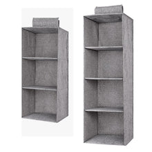 Load image into Gallery viewer, Multi-Layer Hanging Drawer Organiser Clothes Wardrobe Shelves Storage Garment Tidy Shoe Gray