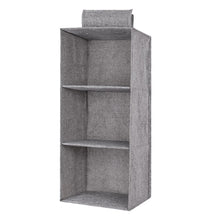 Load image into Gallery viewer, Multi-Layer Hanging Drawer Organiser Clothes Wardrobe Shelves Storage Garment Tidy Shoe Gray