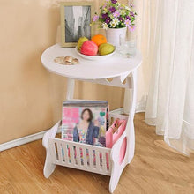 Load image into Gallery viewer, Multifunction Wooden Storage Shelf Coffee Desk Coffee Table Tea Table Desk Leisure Magazine Storage Rack Table Hollow Carved
