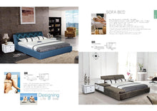 Load image into Gallery viewer, Multifunctional Corner Leather Sofa Bed with Storage Box