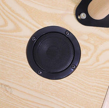 Load image into Gallery viewer, Multifunctional sofa side table creative smart Bluetooth speaker wireless charging USB solid wood round end table