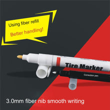 Load image into Gallery viewer, Multipurpose 1 Set Of White Permanent Tire Marking Marker Pen For Automobile Tire And Motorcycle Tire Wholesale Dropshipping