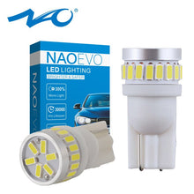Load image into Gallery viewer, NAO W5W T10 led auto 5W5 LED automobiles 12V Car interior Light Motorcycle clearance light 168 194 Lamp White Trunk Dome Lamp