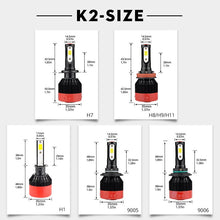 Load image into Gallery viewer, NAO fog light h11 H7 led car h1 led auto h27 hb4 hb3 h8 h3 9005 9006 880 881 for motorcycle automobiles 4200lm car headlight