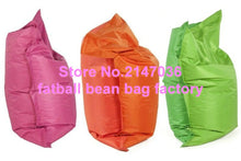 Load image into Gallery viewer, Navy blue garden relax bean chair, Wholesale outdoor Cushions giant bean bag,Giant 420D nylon cover bean bag fat sack