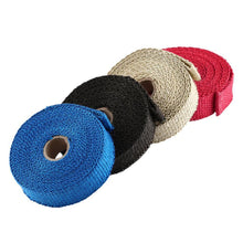 Load image into Gallery viewer, New 2.5CM 5M Roll Fiberglass Exhaust Header Pipe Heat Wrap Tape + 4 Ties Kit Hot For Automobile/Motorcycle Repair Accessories