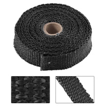 Load image into Gallery viewer, New 2.5CM 5M Thermal Exhaust Header Pipe Tape Heat Insulating Wrap Tape Fireproof Cloth Roll With 4 Durable Steel Ties Kit