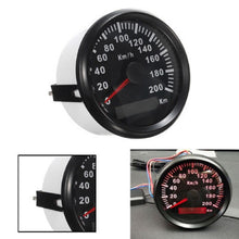 Load image into Gallery viewer, New 200KM/H GPS Speed Automobile Tuning Gauges 85mm GPS Speedometers Odometer Motorcycle Tuning Meters 9-32V With Red Backlight