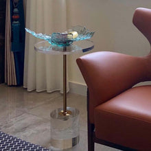 Load image into Gallery viewer, New Acrylic End Table Living Room Round Transparent Coffee Table