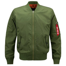 Load image into Gallery viewer, New Brand Mens Casual Jacket Large Size Men Pilot Bomber Jacket Hip Hop Male Big Size S-7XL 8XL Overcoat Drop Shipping,DA908