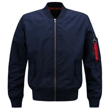 Load image into Gallery viewer, New Brand Mens Casual Jacket Large Size Men Pilot Bomber Jacket Hip Hop Male Big Size S-7XL 8XL Overcoat Drop Shipping,DA908