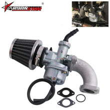 Load image into Gallery viewer, New For PZ22 Carb 22mm Universal Motorcycle Carburetor For Pit Dirt Trail Bike Go Kart ATV Quad 110cc 125cc Jet For Racing Motor