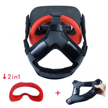 Load image into Gallery viewer, New Non-slip VR Helmet Head Pressure-relieving Strap Foam Pad for Oculus Quest 1 VR Headset Cushion Headband Fixing Accessories