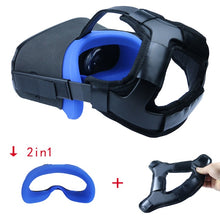 Load image into Gallery viewer, New Non-slip VR Helmet Head Pressure-relieving Strap Foam Pad for Oculus Quest 1 VR Headset Cushion Headband Fixing Accessories