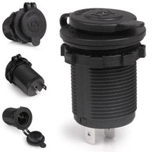 Load image into Gallery viewer, New Universal 12V Automobile Motorcycle Pedestal Car Boat Motorbike Cigarette Lighter Socket Plug Outlet Waterproof