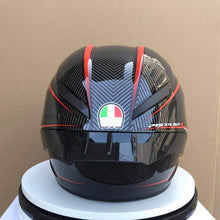 Load image into Gallery viewer, New design motorcycle helmet with gp r spoiler full face automobile race helmet Casco ece approved