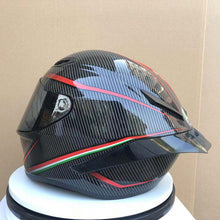 Load image into Gallery viewer, New design motorcycle helmet with gp r spoiler full face automobile race helmet Casco ece approved