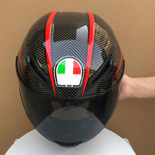 Load image into Gallery viewer, New design motorcycle helmet with gp r spoiler full face automobile race helmet Casco ece approved