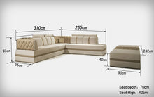 Load image into Gallery viewer, New design sofa L shape sofa sets