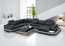 Load image into Gallery viewer, New design sofa corner sofa with led light sofa