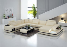 Load image into Gallery viewer, New design sofa corner sofa with led light sofa