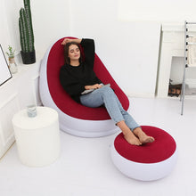 Load image into Gallery viewer, New lazy sofa outdoor inflatable recliner garden sofa lazy bag inflatable sofa beach bed recliner lazy bag sofa bed bag folding