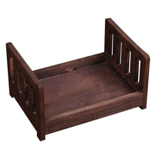 Load image into Gallery viewer, Newborn Props for Photography Wood Bed Newborn Posing Photography Photo Bed Crib Props Shoot Posing Sofa