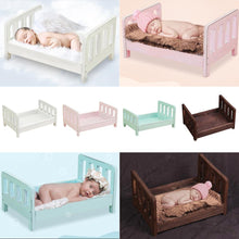 Load image into Gallery viewer, Newborn Props for Photography Wood Bed Newborn Posing Photography Photo Bed Crib Props Shoot Posing Sofa