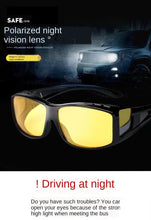 Load image into Gallery viewer, Night Vision Glasses for Driving High Quality Black Technology Hd Polarized Light Night Anti-glare High Beam Auto Accessories