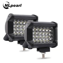 Load image into Gallery viewer, Nlpear 2x 4" 36W 54W 72W LED Light Bar for Trucks  Car Tractors Offroad SUV 4WD 4x4 Boat ATV Spot Combo LED Bar Work Light 12V