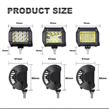 Load image into Gallery viewer, Nlpear 2x 4" 36W 54W 72W LED Light Bar for Trucks  Car Tractors Offroad SUV 4WD 4x4 Boat ATV Spot Combo LED Bar Work Light 12V
