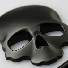 Load image into Gallery viewer, Noizzy Skull Face Motorcycle Badge Car Sticker Bones Skeleton 3D Metal Emblem Gold Black Chrome 3M Tape Automobile Car Styling