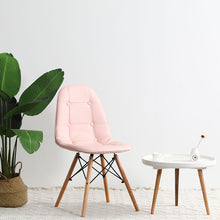 Load image into Gallery viewer, Nordic Home Back Makeup Stool Dressing Bedroom Net Red Nail Small Chair Simple Fabric Dining Chair