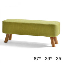 Load image into Gallery viewer, Nordic Style Shoes Bench Simple Modern Fashion Cloth Sofa Stool Fabric Shoes Bench Sofa Taburete Multifunction Ottoman Pouf