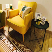 Load image into Gallery viewer, Nordic high-end living room single small sofa balcony lounge chair girl home bedroom fashion lazy sofa computer back chair