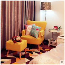 Load image into Gallery viewer, Nordic high-end living room single small sofa balcony lounge chair girl home bedroom fashion lazy sofa computer back chair