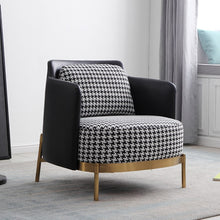 Load image into Gallery viewer, Nordic leather single sofa light luxury designer living room rotating leisure chair lazy lounge chair tiger chair snail chair
