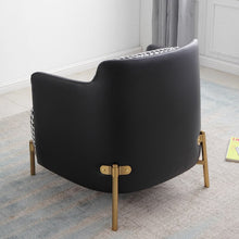 Load image into Gallery viewer, Nordic leather single sofa light luxury designer living room rotating leisure chair lazy lounge chair tiger chair snail chair
