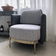 Load image into Gallery viewer, Nordic leather single sofa light luxury designer living room rotating leisure chair lazy lounge chair tiger chair snail chair