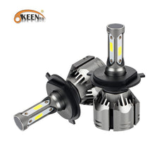 Load image into Gallery viewer, OKEEN 2pcs Super Bright H4 LED H7 H1 H3 H11 LED Bulb H8 Fog Lamp 9005 9006 6000K White Automobiles Motorcycle Car Lights 12V 24V