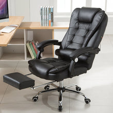 Load image into Gallery viewer, Office Chair Leather Desk Gaming Chair With Massage Function  Adjust Seat Height Office Stool Chair  Styling Cotton Home family