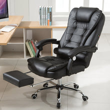 Load image into Gallery viewer, Office Chair Leather Desk Gaming Chair With Massage Function  Adjust Seat Height Office Stool Chair  Styling Cotton Home family
