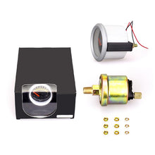 Load image into Gallery viewer, Oil Pressure Gauges Bar 52mm Pattern Face Automobile Car Oil Pressure Gauge Meter with sensor motorcycle accessories horloge