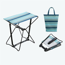 Load image into Gallery viewer, Outdoor Folding Camping Chair Simple Folding Mini Stool Camping Fishing Train Bench Portable Beach Chair With 1 Free Storage Bag